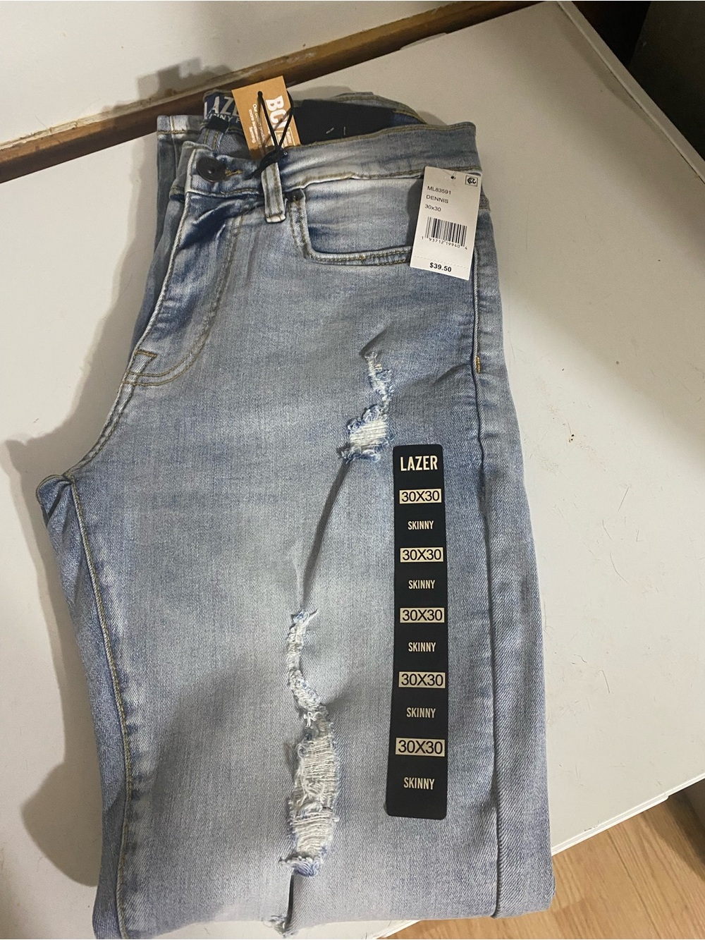 Skinny Jeans — Light Blue (30x30)
